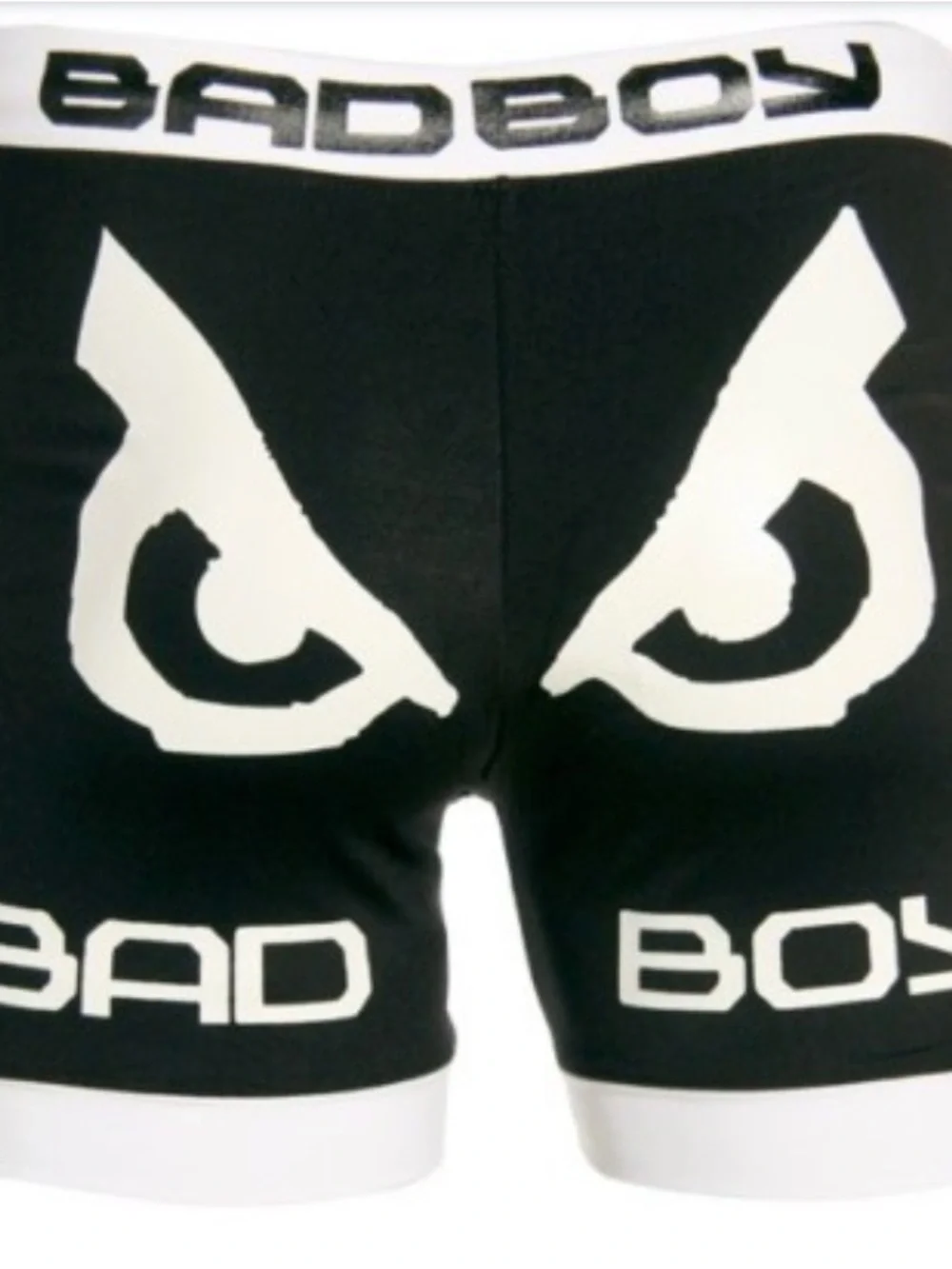 Bad Boy Men's Black Athletic Compression Shorts Classic Vale Tudo Size Small